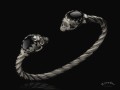 Cuff skull bracelet | SILVER 925 | TYVODAR