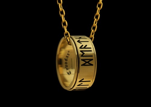 Naszyjnik z runami "till death do us part" | TYVODAR