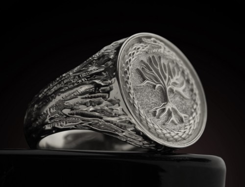 YGGDRASIL l Sygnet  wikingów | Srebro 925 | TYVODAR