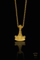 Złoty słowiański naszyjnik topór peruna  | ZŁOTO 585 | TYVODAR