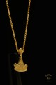 Złoty słowiański naszyjnik topór peruna  | ZŁOTO 585 | TYVODAR