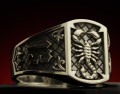 Argentum Scorpius  |  Sygnet  ze skorpionem | Srebro 925 | TYVODAR