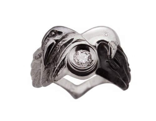Corvus & Columba | Gothic engagement ring | TYVODAR
