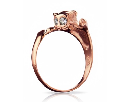 Diamond cat ring | TYVODAR
