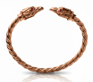 Huginn and Muninn bracelet | GOLD VERMEIL  |  TYVODAR