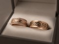 AUREUM VINCULUM Słowiańskie obrączki wysadzane diamentami | TYVODAR
