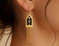 CATHEDRAL | Gold gothic earrings | Gold Vermeil | TYVODAR