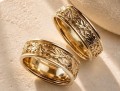 MISTLETOE Slavic wedding rings | 7 mm | TYVODAR