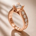 Topaz engagement ring | Gold 14k | TYVODAR 