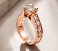 Topaz engagement ring | Gold 14k | TYVODAR 