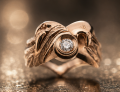 Corvus & Columba | Gothic engagement ring | TYVODAR