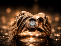 Corvus & Columba | Gothic engagement ring | TYVODAR
