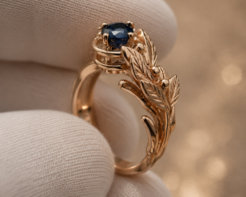Gold slavic ring | TYVODAR