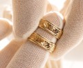MISTLETOE Slavic wedding rings | 7 mm | TYVODAR