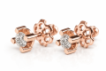  Gold Diamond-Studded Earrings | TYVODAR