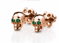 GOLD SKULL EARRINGS | GOLD 14K | TYVODAR