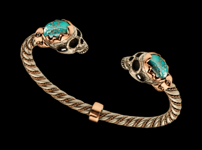 Gold Skull Bracelet | TYVODAR