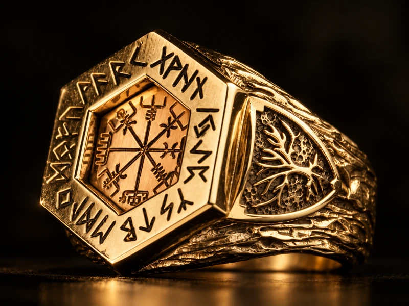 Vegvisir ring