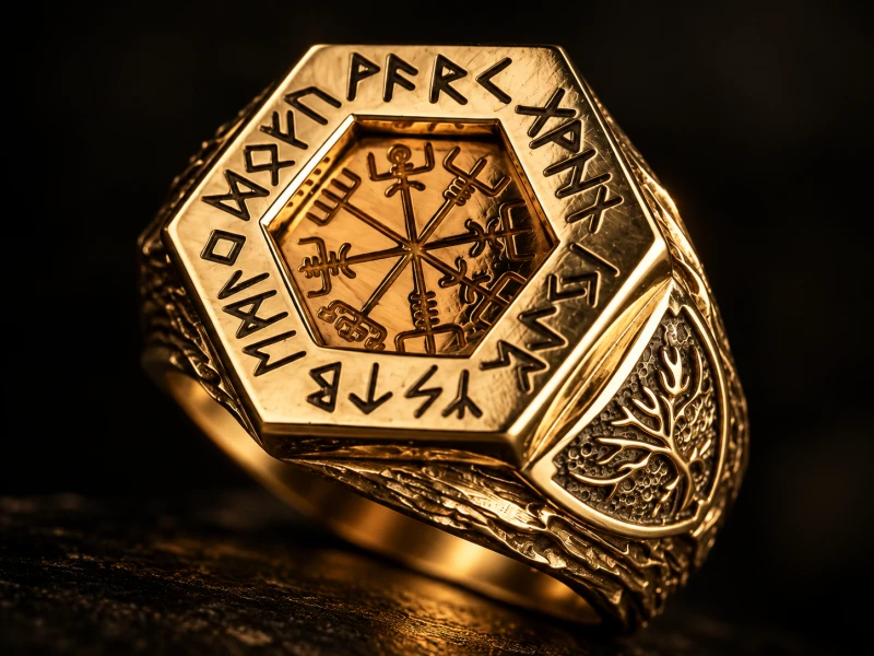 Vegvisir ring
