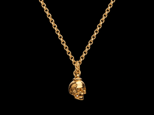 Gold skull necklace | Gold 14k | TYVODAR