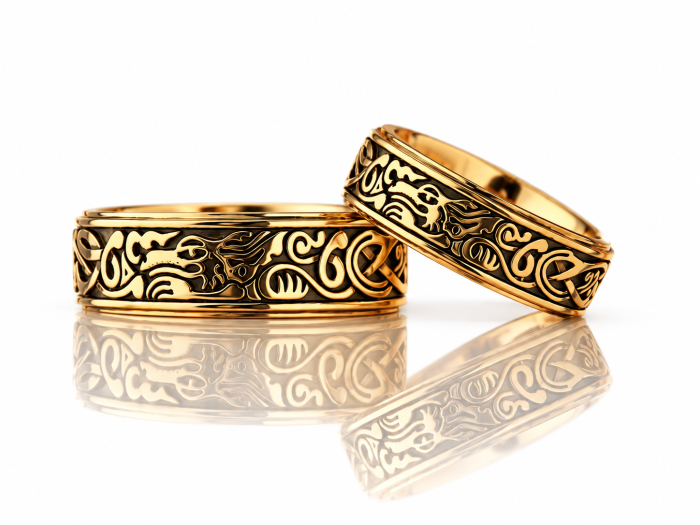 Nordic wedding band | TYVODAR