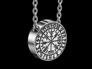 VEGVISIR | NASZYJNIK Z KOMPASEM WIKINGÓW | TYVODAR