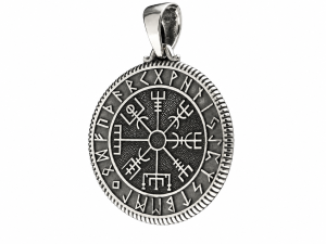 VEGVISIR | NASZYJNIK Z KOMPASEM WIKINGÓW | TYVODAR