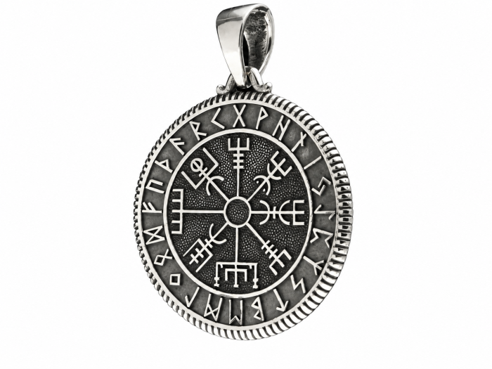 VEGVISIR | NASZYJNIK Z KOMPASEM WIKINGÓW | TYVODAR