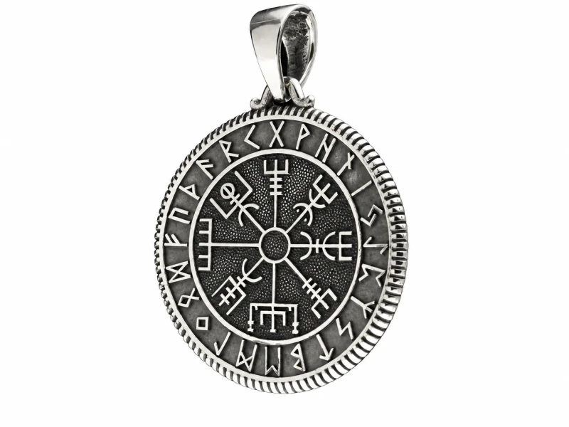 VEGVISIR | NASZYJNIK Z KOMPASEM WIKINGÓW | TYVODAR