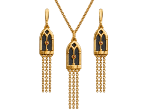 Gold gothic jewelry | TYVODAR