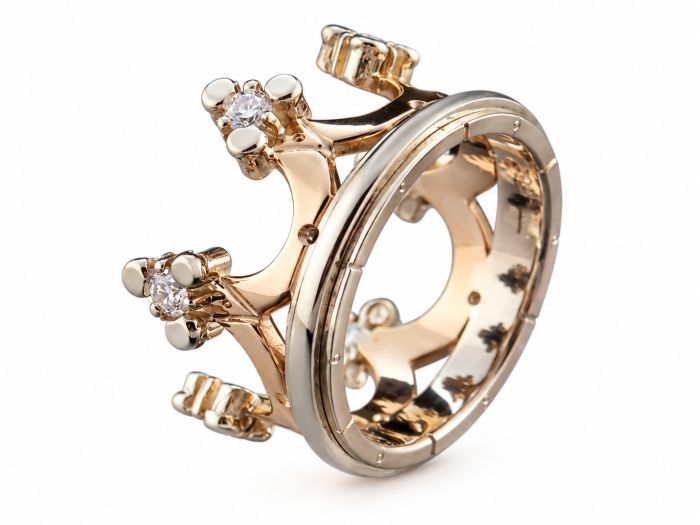 Gold crown ring | TYVODAR