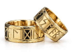 RUNE WEDDING RINGS | TYVODAR