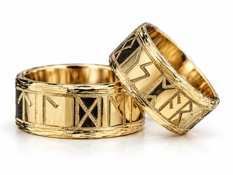 RUNE WEDDING RINGS | TYVODAR