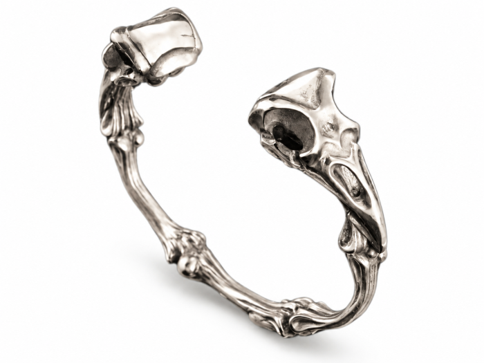 Raven skull bracelet | TYVODAR