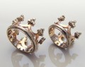Crown wedding rings | TYVODAR 