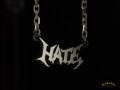 HATE / SREBRO 925 / -  Naszyjnik z logiem zespołu HATE