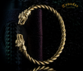 FENRIR |  Pozłacana bransoleta wikingów | TYVODAR