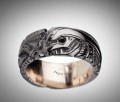 Black diamond biomechanical ring | TYVODAR