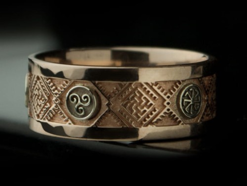 Słowiańska złota obrączka | TYVODAR