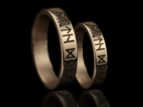 Obrączki z runami | TYVODAR