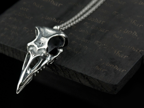 Naszyjnik z czaszką kruka | TYVODAR