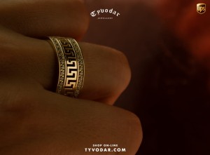 GREEK WEDDING BAND SET | GOLD 14K | 200 DIAMONDS | TYVODAR®‎_v5.jpg