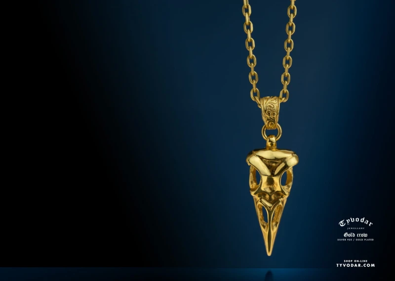 Gold crow necklace_7.jpg