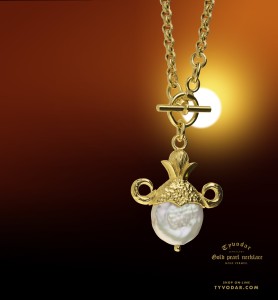Gold Pearl Necklace | TYVODAR_ 7.jpg