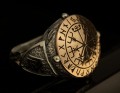 Złoty sygnet z kompasem wikingów | TYVODAR
