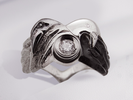 Gothic engagement ring | TYVODAR