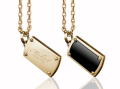 Military necklace | BLACK ONYX | GOLD VERMEIL | TYVODAR